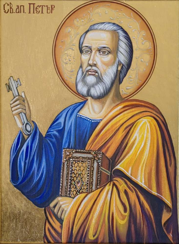 Icon of Saint Peter the Apostle – Hand-Painted Orthodox Art