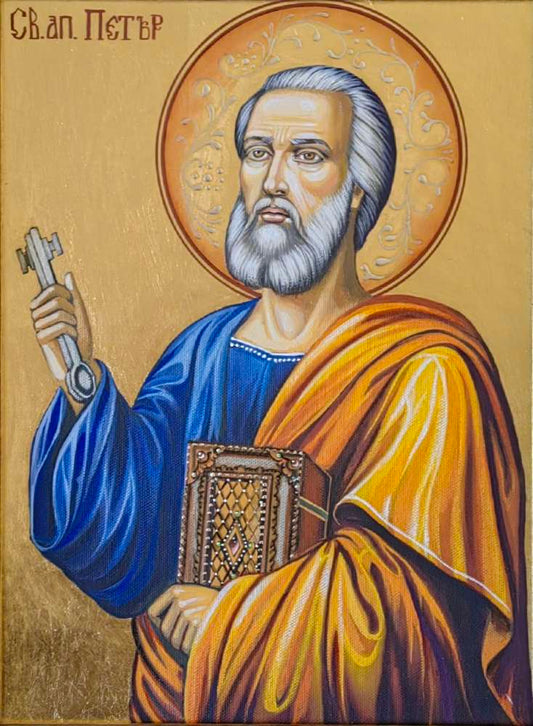 Icon of Saint Peter the Apostle – Hand-Painted Orthodox Art