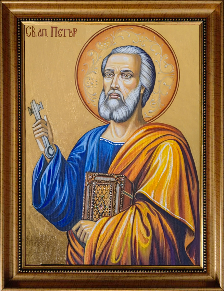 Icon of Saint Peter the Apostle – Hand-Painted Orthodox Art
