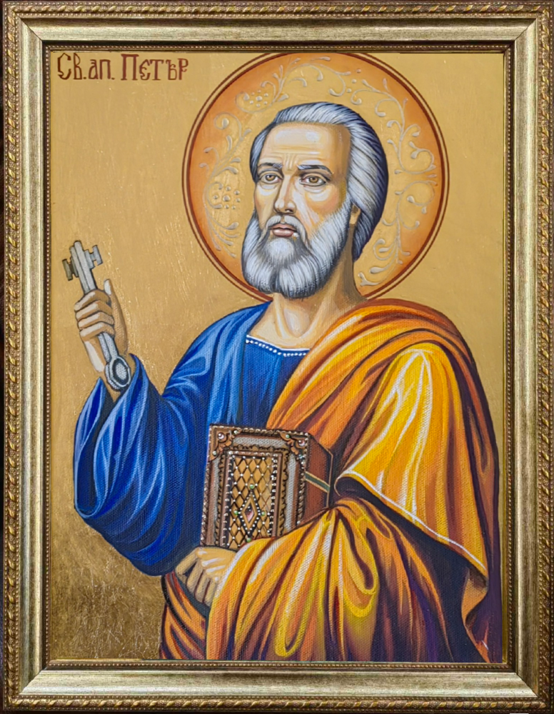 Icon of Saint Peter the Apostle – Hand-Painted Orthodox Art